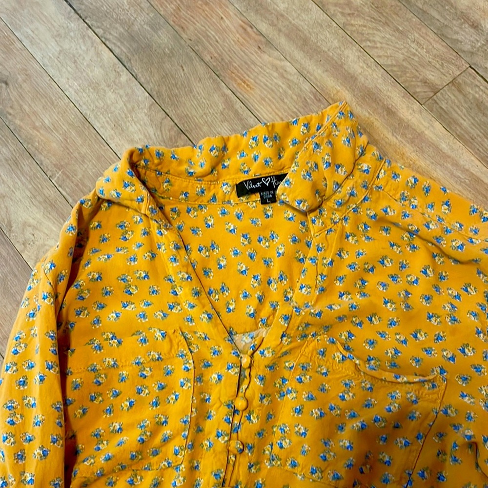 Velvet heart branded business blouse large